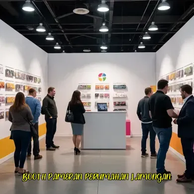 Booth Pameran Perumahan Lamongan